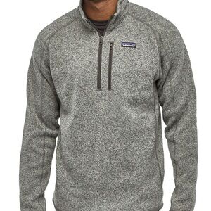Patagonia Men’s Better Sweater 1/4 Zip Pullover Stonewash XXL